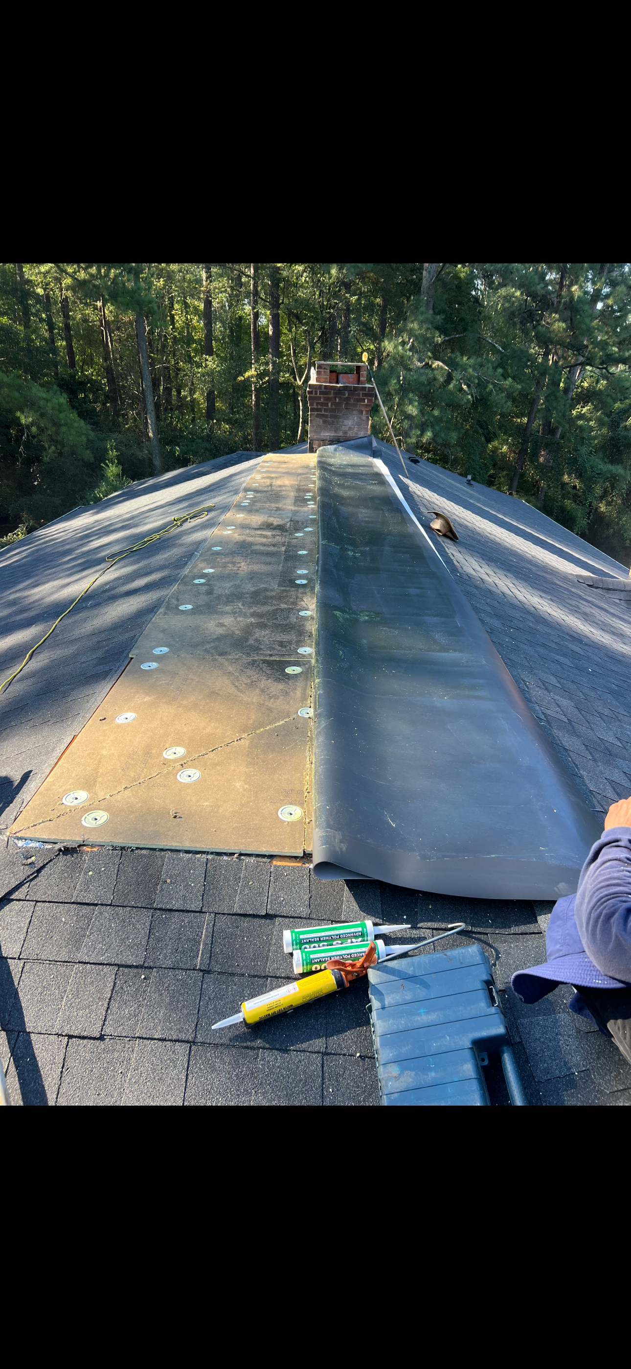 Commercial roofing project