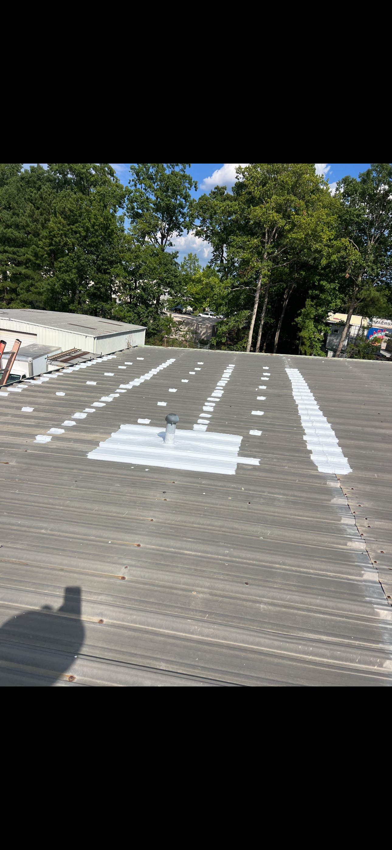 Commercial roofing project